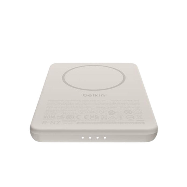Belkin Slim Magnetic Wireless Power Bank 5000mAh BPD020HQSA Sand