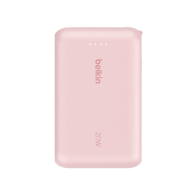 Belkin Power Bank 10000mAh With Integrated Cable BPB021HQPK Pink