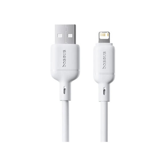 Baseus Silky Series Fast Charging Cable USB to Lightning 2.4A 2m P10377702213-01 Moon White