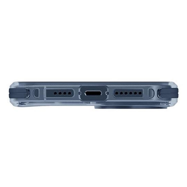 Uniq Hybrid Magclick Charging Combat Iphone 15 Pro Max Smoke Blue