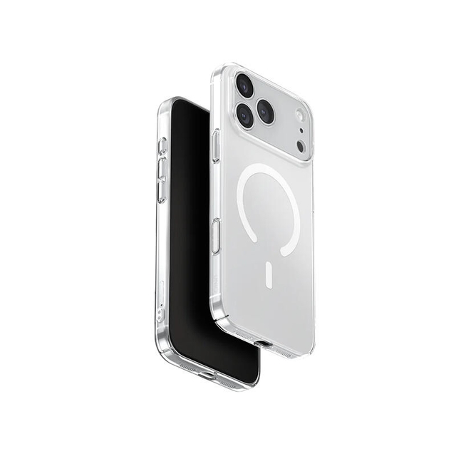 Uniq Hybrid Magclick Charging Airsuit Apple iPhone 17 Pro Max Glossy Clear/White