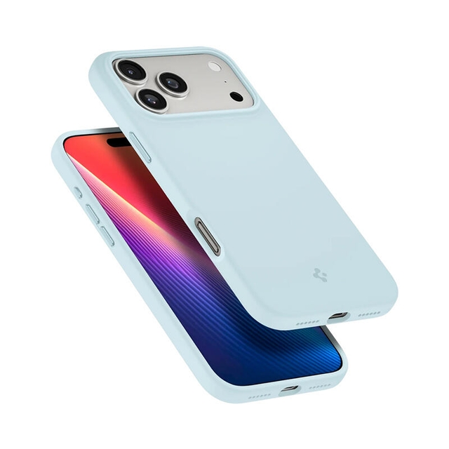 Spigen Silicone Fit MagFit Case For Apple iPhone 17 Pro Max ACS10273 Mute blue