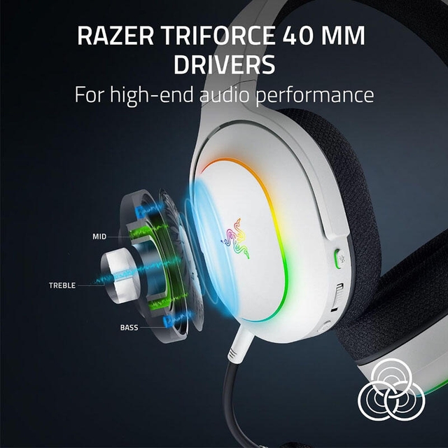 Razer Gaming Headset Barracuda X Chroma BT RZ04-05220200-R3M1 White