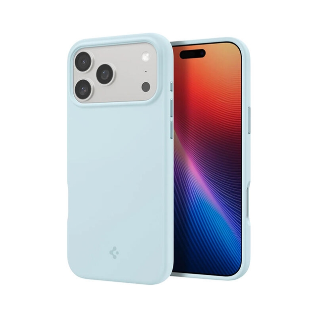 Spigen Silicone Fit MagFit Case For Apple iPhone 17 Pro ACS10338 Mute blue