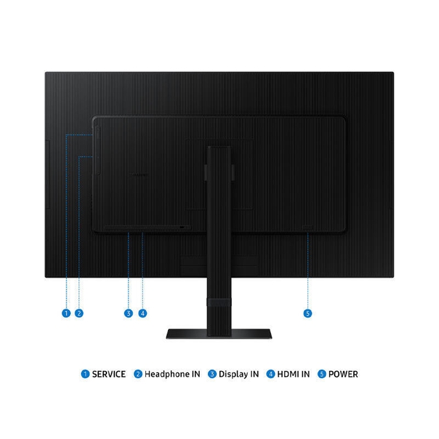Samsung ViewFinity S7 Monitor 27 LS27D700EAIXCI Black