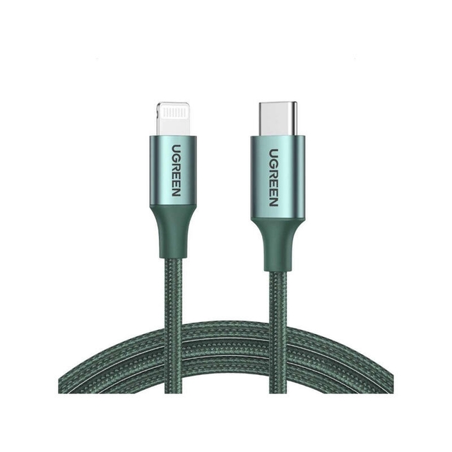 Ugreen MFi USB-C To Lightning Cable 1m 80564 Midnight Green