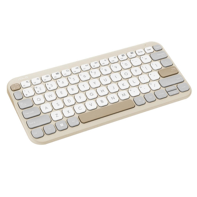 Asus Wireless Keyboard KW100 90XB0880-BKB170 Oat Milk