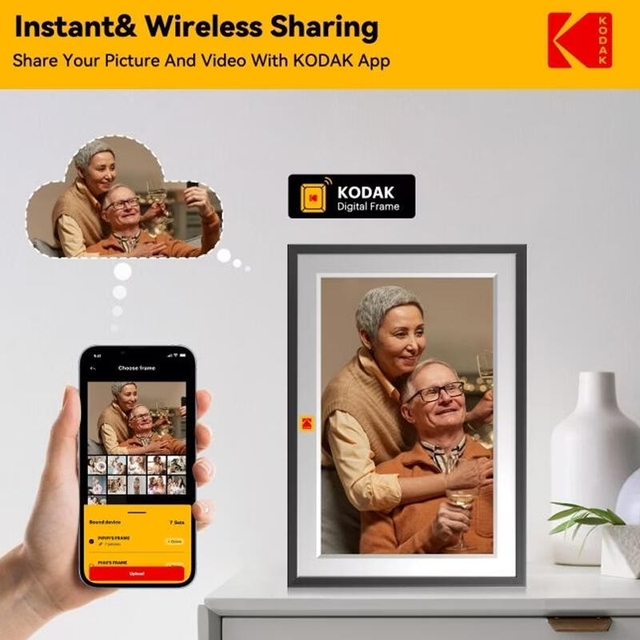 Kodak Digital Photo Frame 10 Inch RCF-1018 Black