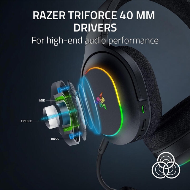 Razer Gaming Headset Barracuda X Chroma BT RZ04-05220100-R3M1 Black