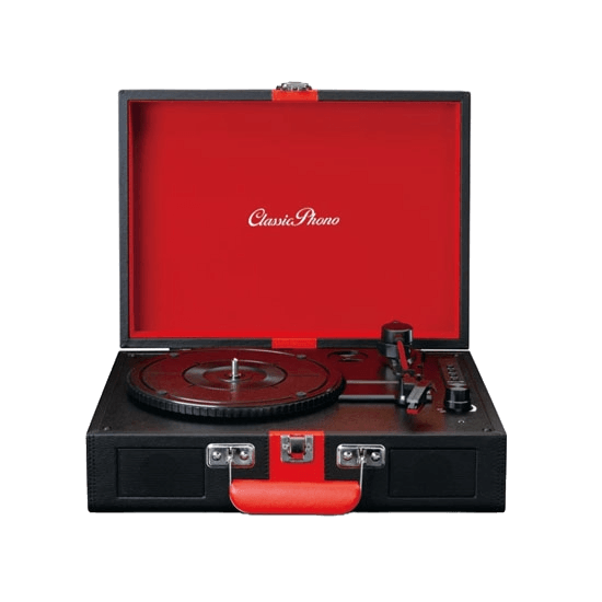 Lenco TT-110 Turntable with BT and  built-in speakers Red/Black