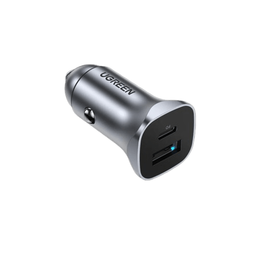 Ugreen Dual USB Car Charger 30780 Grey