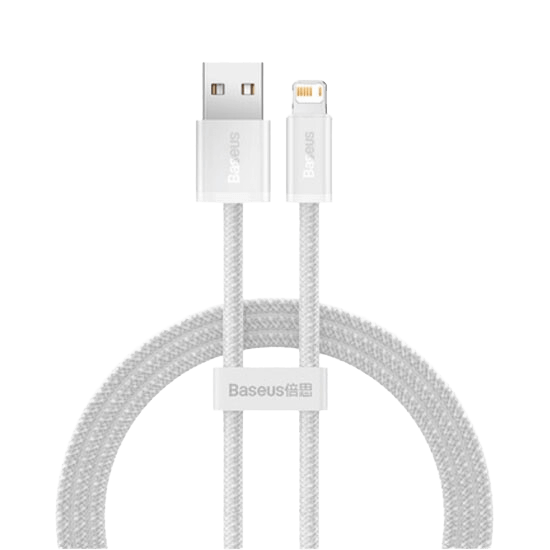 Baseus Dynamic Series Fast Charging Data Cable USB to Lightning 1m CALD000402 White
