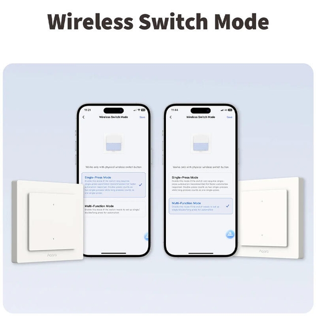 Aqara Light Switch H2 EU 2 Buttons 1 Channel White