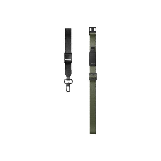 Uniq Vista Duo 2-In-1 Lanyard And Hand Strap Forest/Black