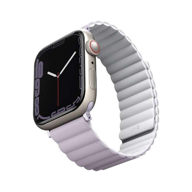 Uniq Revix Reversible Magnetic Apple Watch Strap 41/40/38Mm Lilac/White