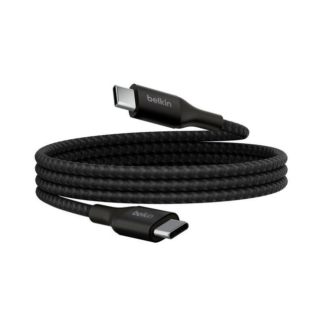 Belkin 240W Braided C-C CABLE 1M CAB015bt1MBK Black