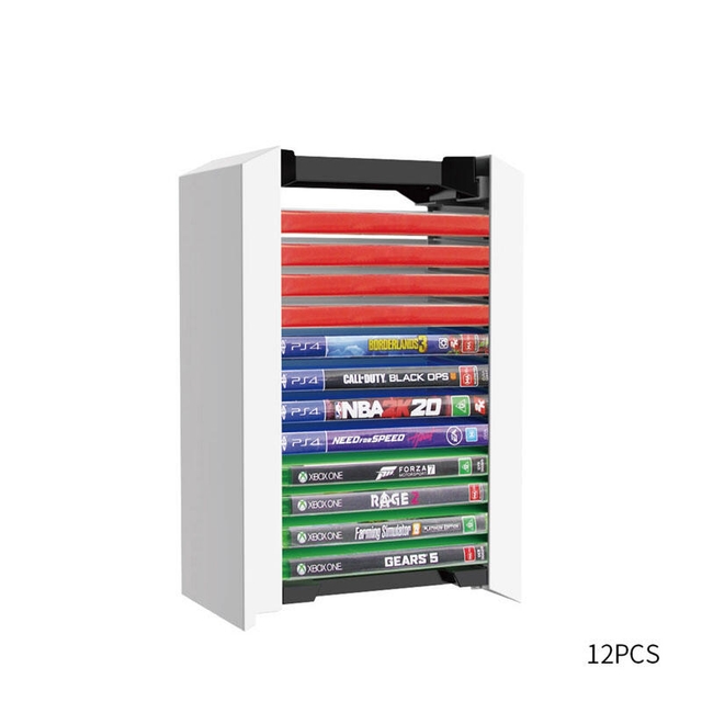 DOBE PS5 12 Layer Disc Storage Rack TP5-0520 Wite