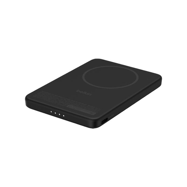 Belkin Slim Magnetic Wireless Power Bank Qi2 15W 5000mAh With Stand BPD011HQBK Black