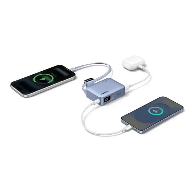 Ugreen 10000mAh Type-C USB Fast Charging Power Bank With Type-C Cable 75173B Blue