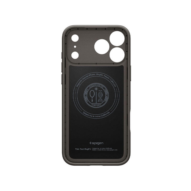 Spigen Thin Fit Magfit Case For Apple iPhone 17 Pro Max ACS10276 Gunmetal