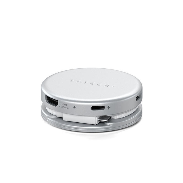 SATECHI OntheGo 5-in-1 Multiport Adapter Silver