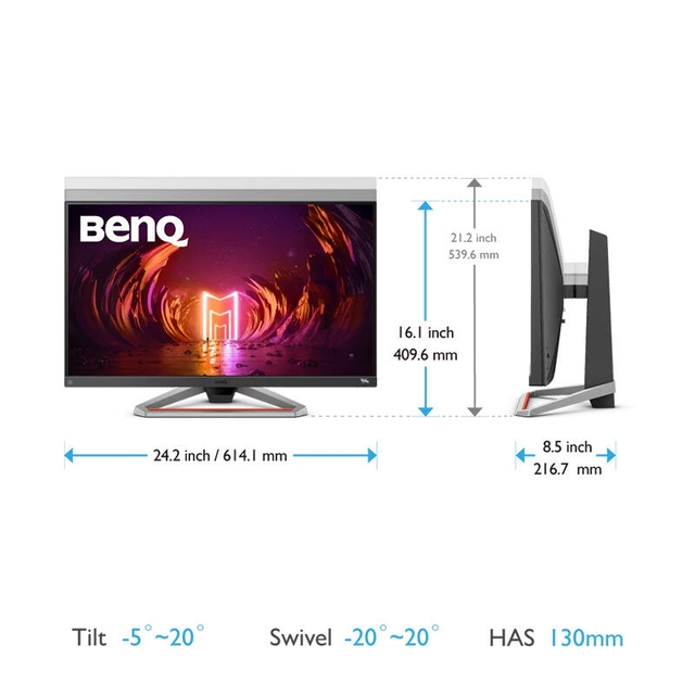 BenQ Mobiuz EX2710S 9H.LKFLA.TBE Black