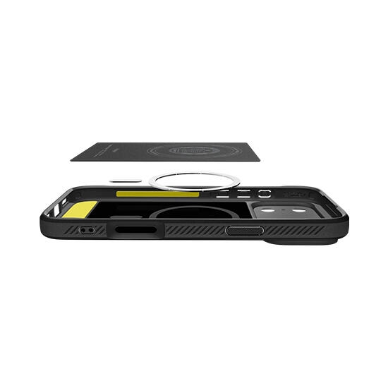 Spigen Rugged Armor Magfit Case For Apple iPhone 17 Pro ACS10329 Matte Black