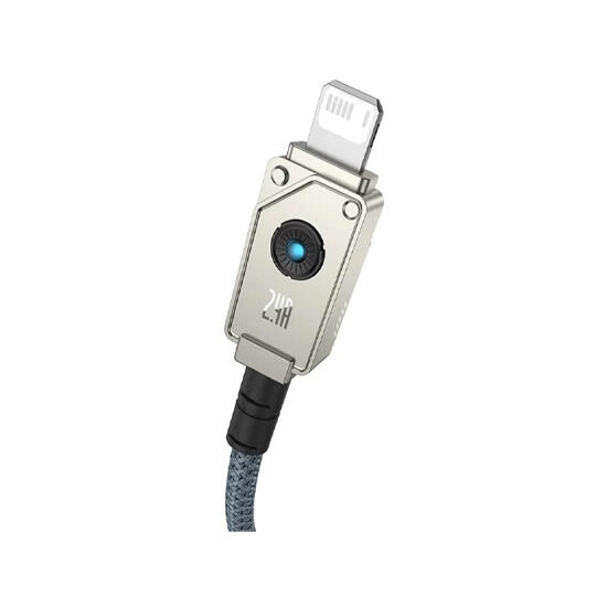 Baseus Unbreakable Series Fast Charging Data Cable USB to IP 2.4A 1m P10355802221-00 Stellar White