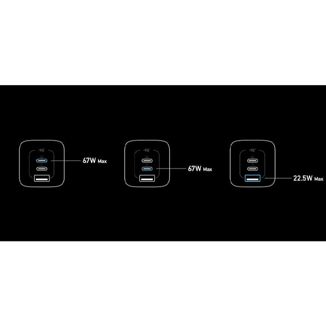 Anker Prime 67W GaN Wall Charger A2669313 Black