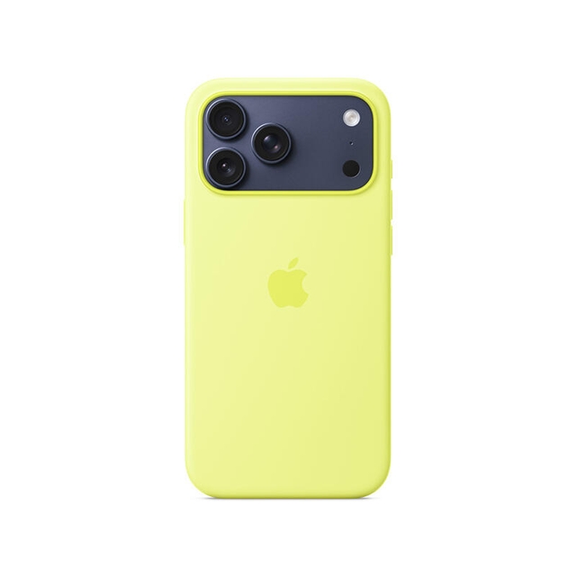 Apple iPhone 17 Pro Max Silicone Case with MagSafe MGFM4ZM/A Neon Yellow