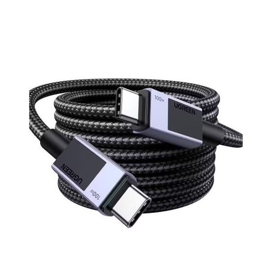 Ugreen 100W Type-C to Type-C PD Fast Charging Cable 2m 45064 Black