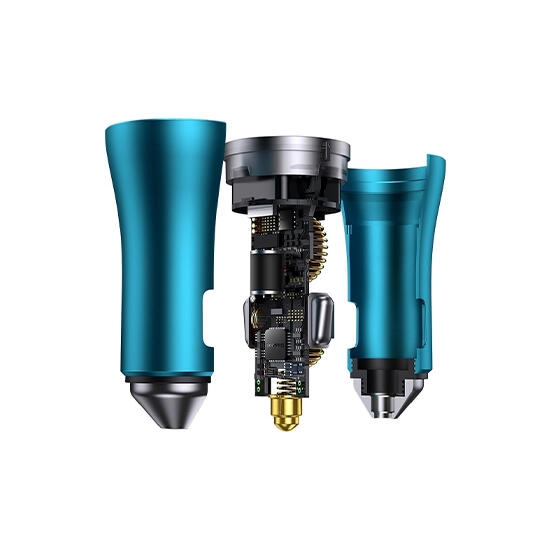 Baseus Golden Contactor Pro Dual Fast Charger Car Charger C+C 40W CGJP000003 Blue