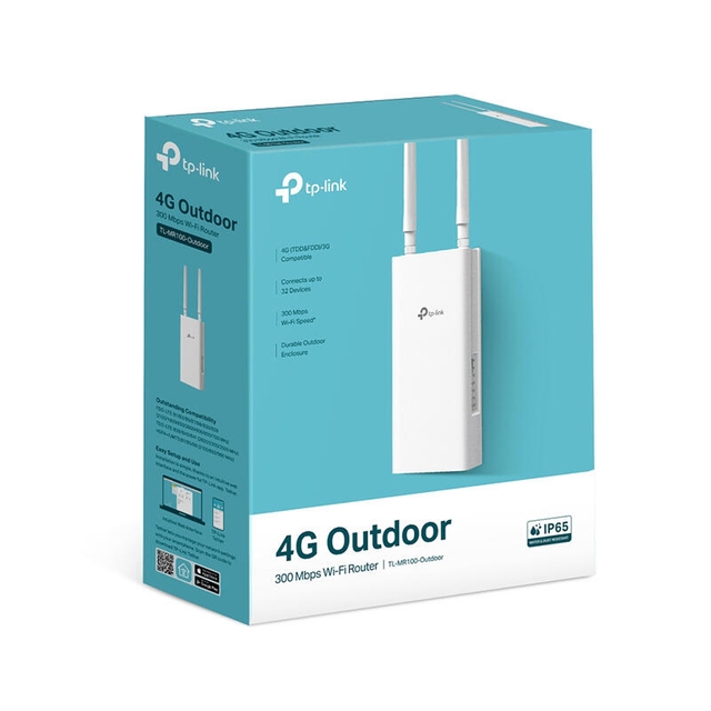 TP-Link TL-MR100 Outdoor LTE Router Black