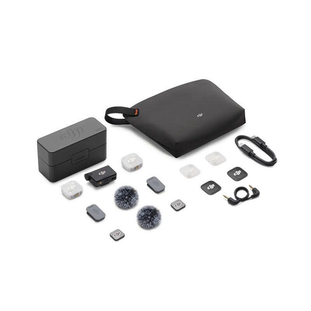 DJI Mic Mini 2 2 TX + 1 RX + Charging Case Grey