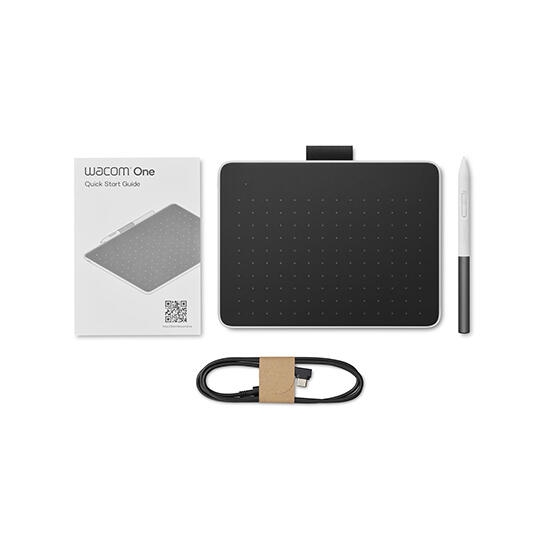 Wacom One pen tablet Small  CTC4110WLW1B White Black
