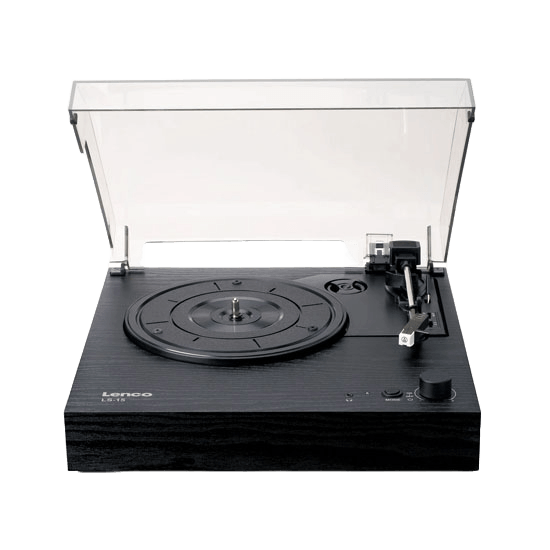 Lenco LS-15 Turntable with AT-3600 and Bluetooth in out Black
