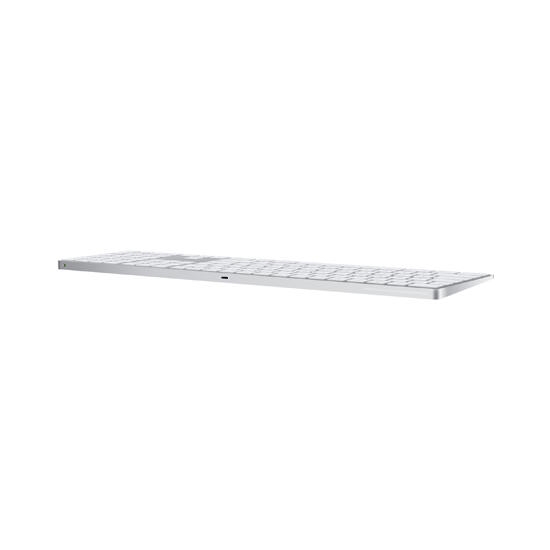 Apple Magic Keyboard with Numeric Keypad Wireless Rechargable Silver MQO52LL/A