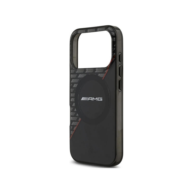 AMG HC Magsafe Double Layer Transparent RhoMBs Iphone 17 Pro AMHMP17L24HRDKR Black/Red