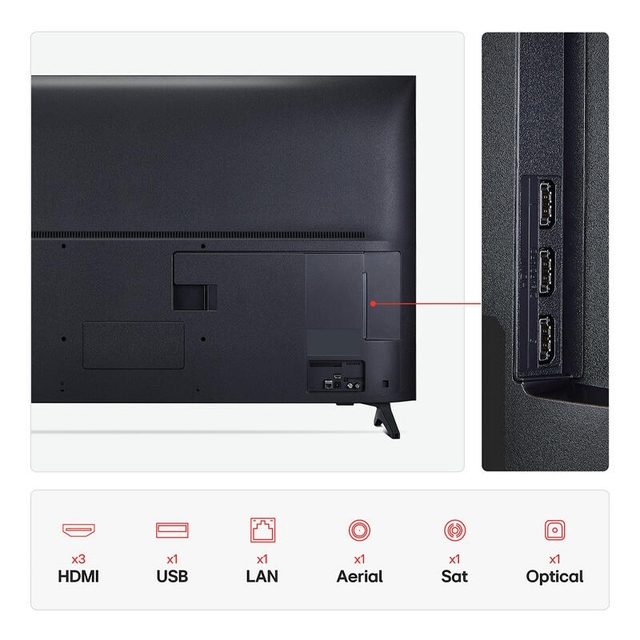 LG TV 65QNED70A6A Black