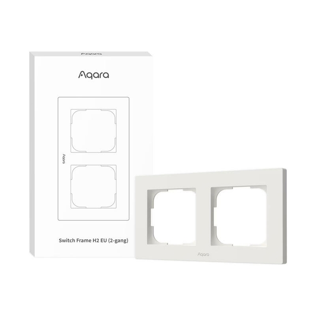 Aqara Switch Frame H2 EU 2 gang White