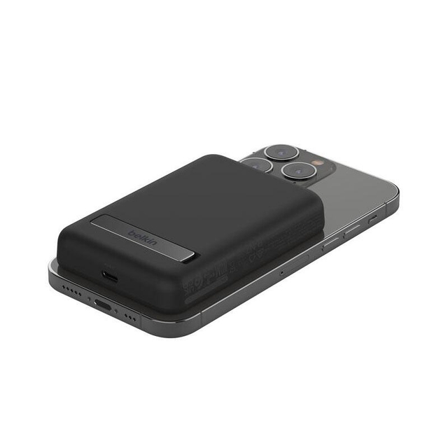 Belkin Magnetic Wireless Power Bank 5000mAh With Stand BPD004BTBK Black