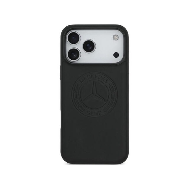 Mercedes-Benz HC Magsafe Leather Vintage Logo Iphone 17 Pro Max MEHMP17X25RICVLK Black