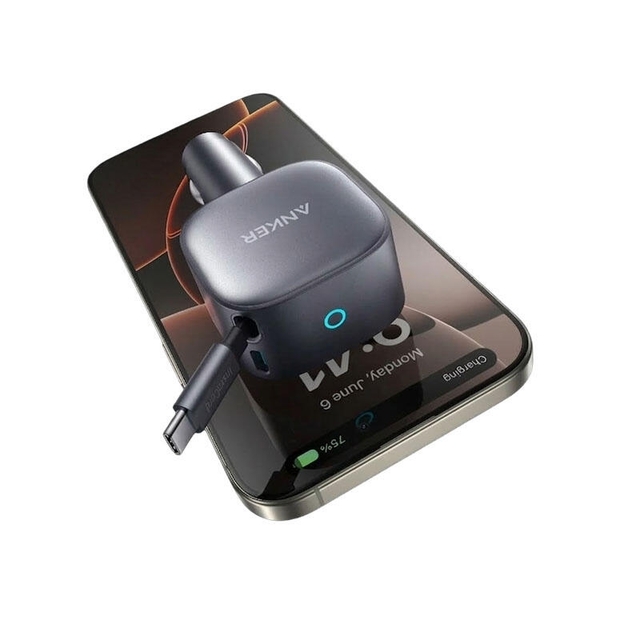 Anker Nano Car Charger 75W A2738HA2 Grey