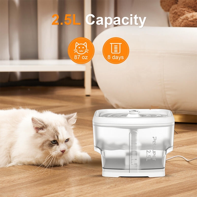Petsuper Smart Pet Drinking Fountain PW03 White