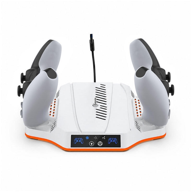 DOBE PS5 slim PS5 pro Multi-Function Charging Stand TP5-3583B White