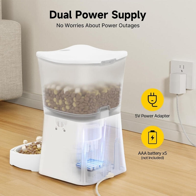 Petsuper Smart Pet Feeder PF02-3 White