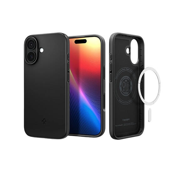Spigen Thin Fit Magfit Case For Apple iPhone 17 ACS10373 Black