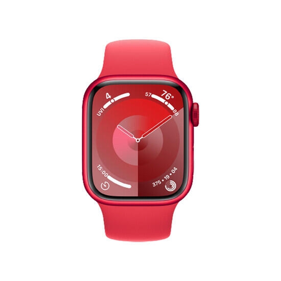 Apple Watch Series 9 GPS 45mm Red Aluminum Case With Red Sport Band MRXJ3 S/M