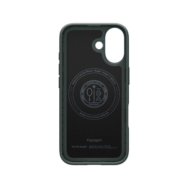 Spigen Thin Fit Magfit Case For Apple iPhone 17 ACS10374 Abyss Green