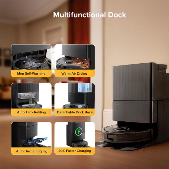 Roborock Robot Vacuum Qrevo 5AE Black